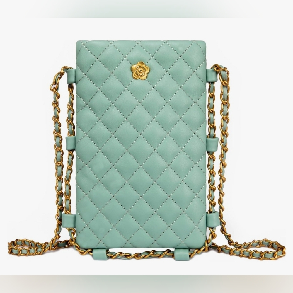 Montana West Small Crossbody Quilted Cell Phone Purse